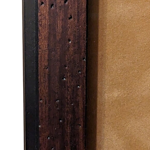 Vintage Cross Stitch Handmade Extra Large Framed Matted Intricate EUC Water Spot - Picture 6 of 10